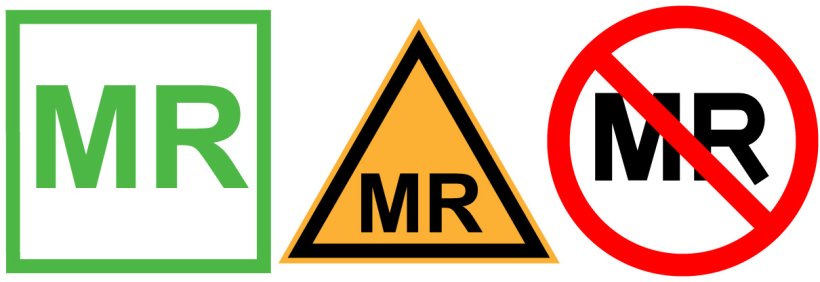 Die Sicherheitslabel MR Safe, MR Conditional und MR Unsafe