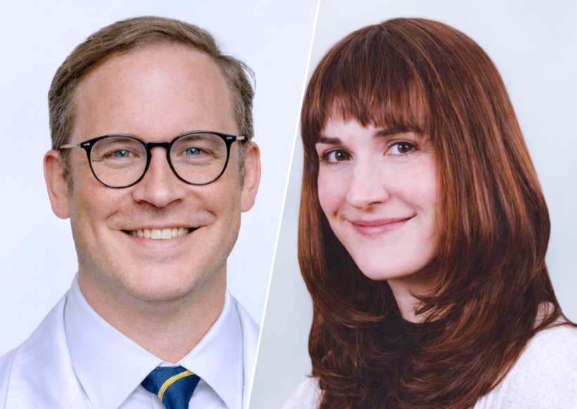 Doppelportrait von Prof. Enzo Lüsebrink und Dr. Sabine Hoffmann