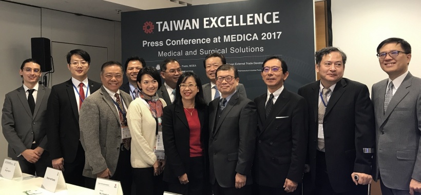 Taitra’s team at Medica 2017.