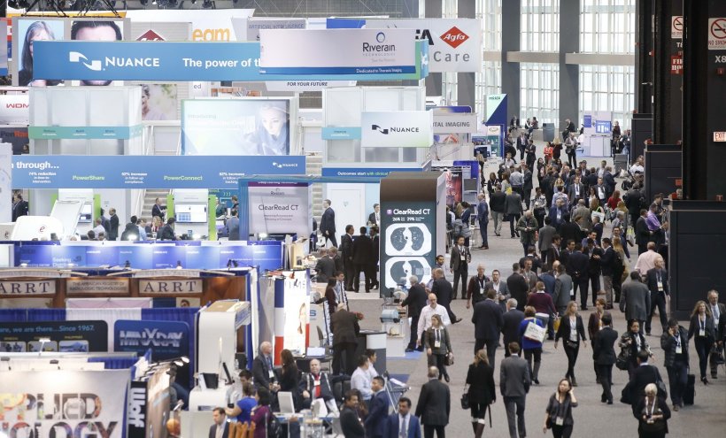 The tech exhibit floor at RSNA 2018