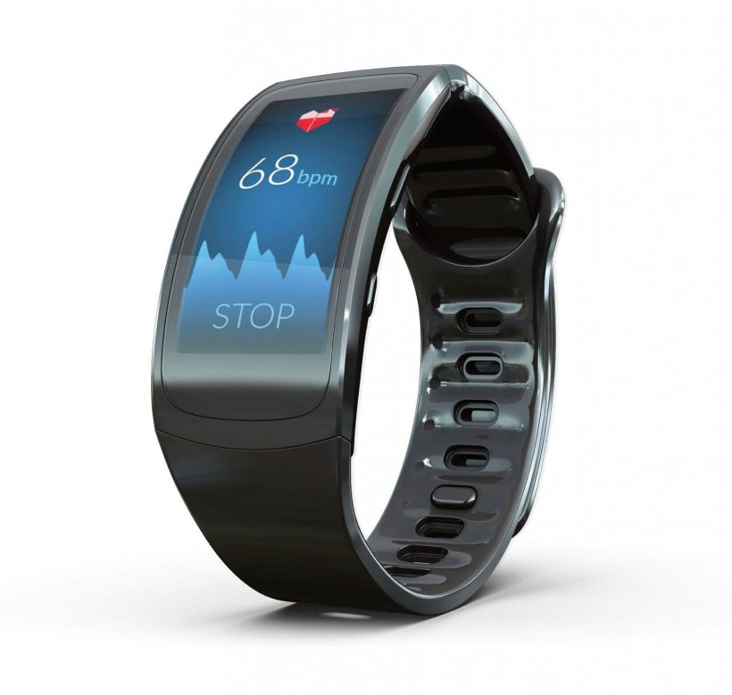 Eine Smartwatch mit einer App, die den Herzrhythmus aufzeichnen kann.