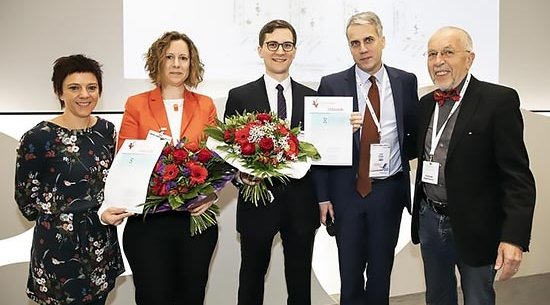 Anne-Christin Kopp (von links), Dr. Astrid Weiß, Moritz C. Neubauer, Dr. Hans...