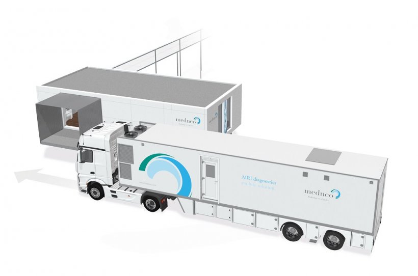 Das medneo mobile center bringt qualitativ hochwertige MRT-Diagnostik dorthin,...
