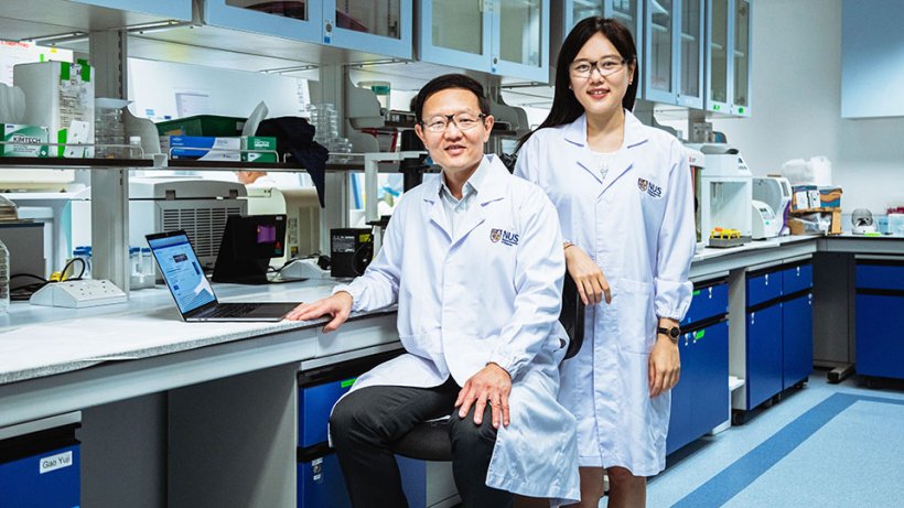Using big data analytics, Professor Lim Chwee Teck (left) and Dr Lim Su Bin...