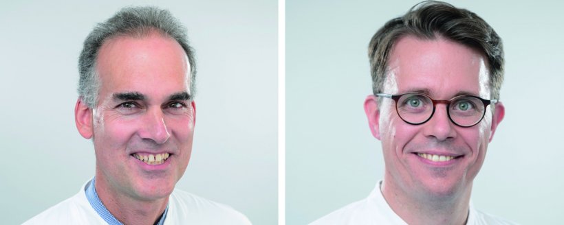 Prof. Dr. Martin Fassnacht (links) und Privatdozent Dr. Timo Deutschbein vom...
