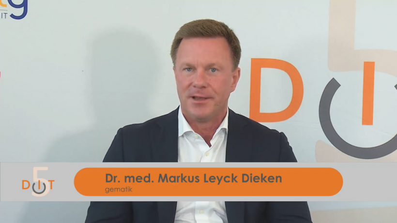 Dr. Markus Leyck Dieken (gematik): „gematik ist Koordinierer.“ 
