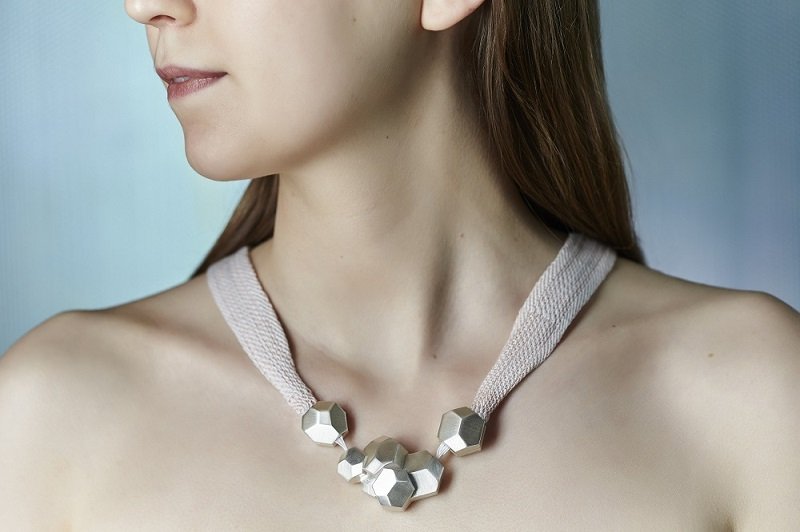 The Smart Heart necklace is a wearable cardiac monitor necklace with the...
