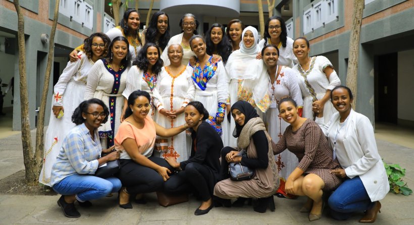 A group of women physicians in Ethiopia