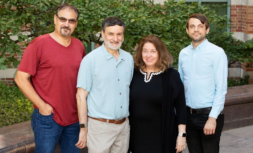 University of Illinois Urbana-Champaign psychology professors (from left)...