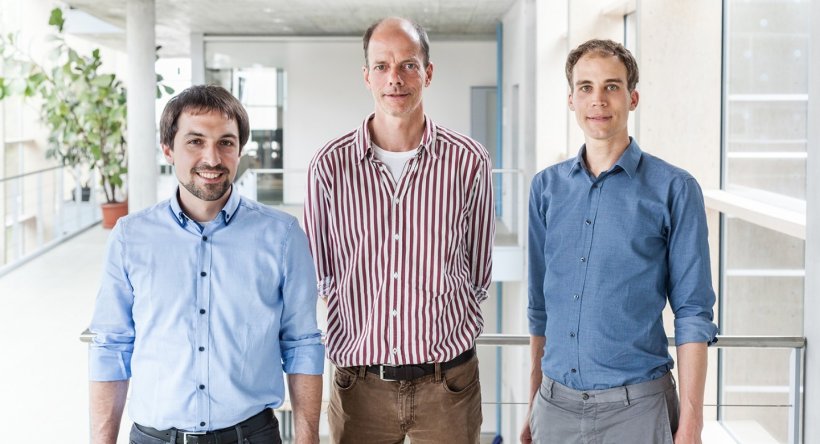 From left: Vibrosonic founders Dr. Jonathan Schächtele, Dr. Ing. Ernst Dalhoff...
