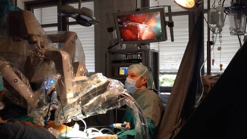 Roboter-assistierten Nierentransplantationen mit dem DaVinci-System - OP.