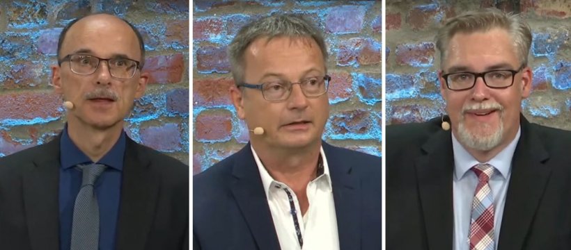 Von links: ZTG-Geschäftsführer Rainer Beckers, Kai-Roland Heidenreich, Erster...