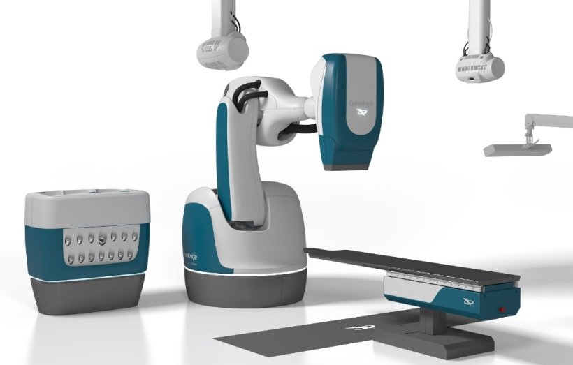 Illustration of the new Cyberknife S7 system