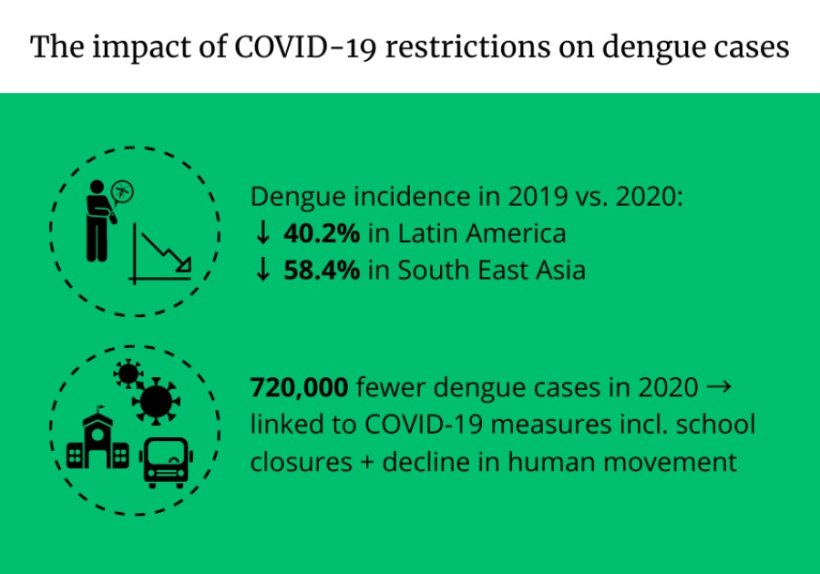 The impact of COVID restrictions on dengue cases-