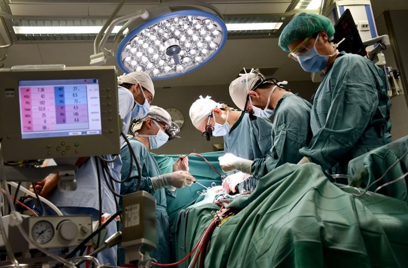 Bypass-Operation an der Innsbrucker Univ.-Klinik für Herzchirurgie.