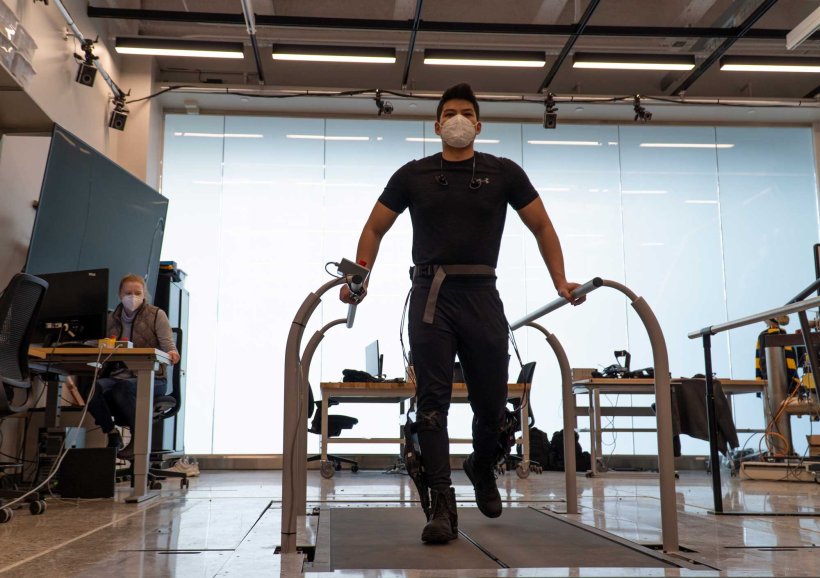 Leo Medrano, a PhD student in the Neurobionics Lab at the University of...