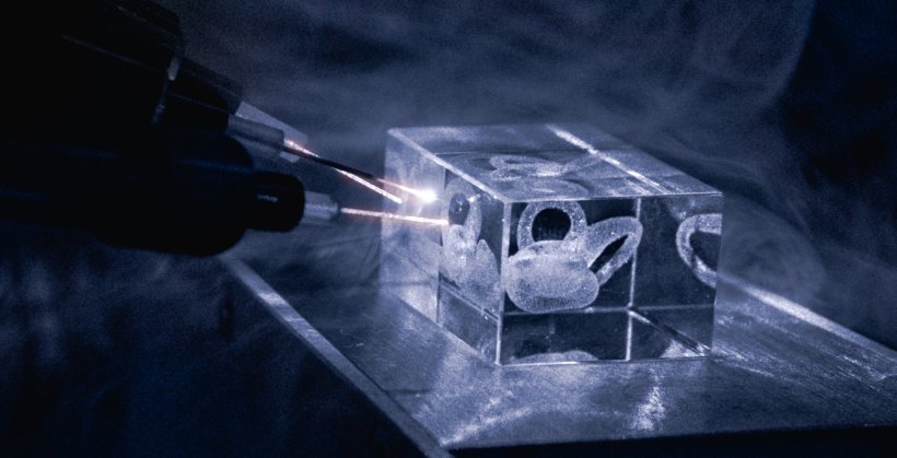 3D-Druck einer biomimetischen Cochlea mit Laser
