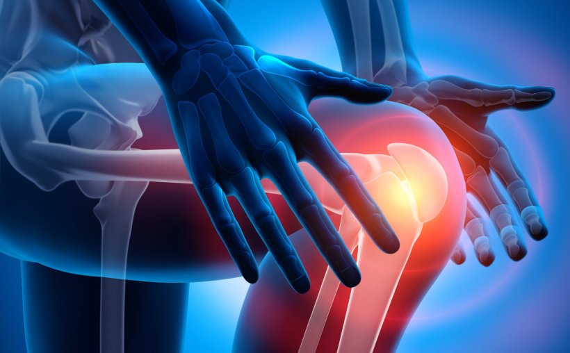illustration of knee pain