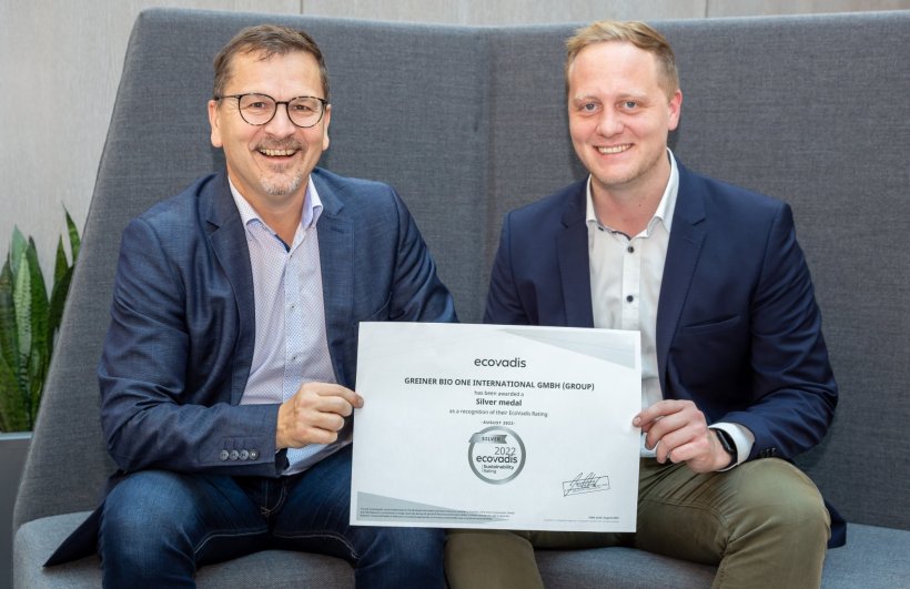 Von links: CEO Rainer Perneker und Moritz Dörr, Assistent der Geschäftsleitung