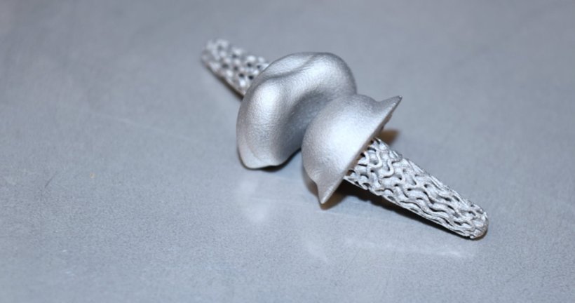 The implants are produced using special 3D printing processes which enable a...