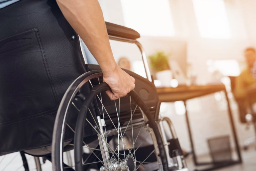 disabled person in wheelchair