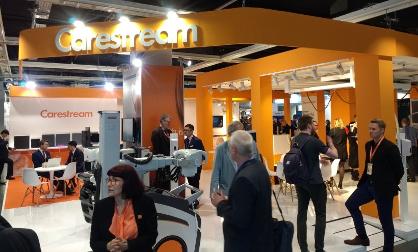 The Carestream booth at ECR 2023