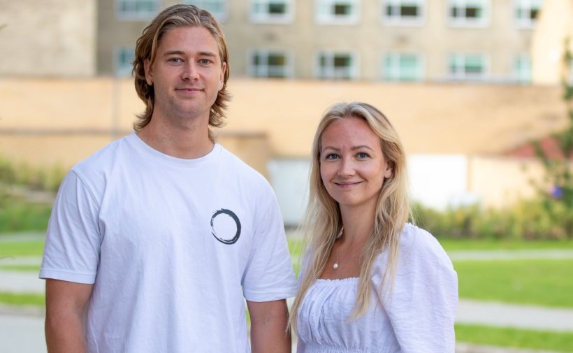 Research assistant Kristoffer Torp Hansen and PhD student Christina Bisgaard...