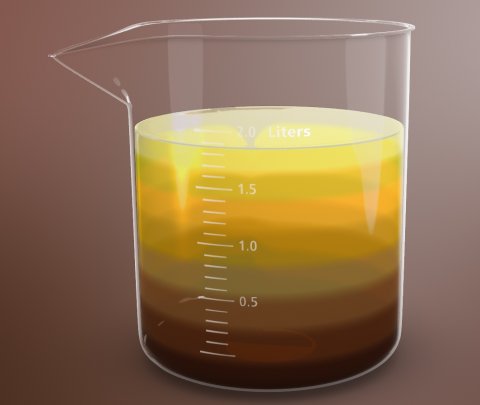 illustration of medical urine test