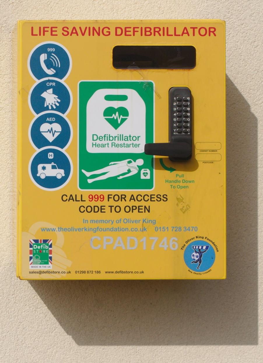 Cardiac arrest defibrillators only used in 1 of 10 cases • healthcare