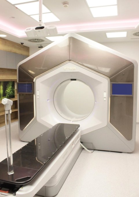 Strahlentherapie-System in einem Krankenhaus