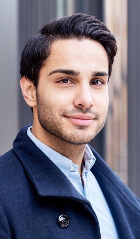 Portraitfoto von Dr. Omar Hahad im Halbprofil